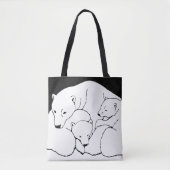 Sac commercial Polar Bear & Cub Sac fourre-tout Be (Devant)