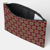 Sac Cosmétique à Motif Ornemental de Fleurs de Cer (Ouvrir)