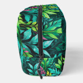 Sac cosmétique Abstrait vert et turquoise (Droite)