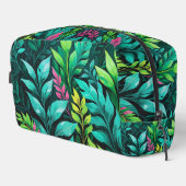 Sac cosmétique Abstrait vert et turquoise (Coin droit)