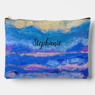 Sac cosmétique Art Abstrait Golden Skies