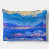 Sac cosmétique Art Abstrait Golden Skies (Verso)