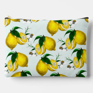 Sac cosmétique citron mignon