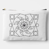 Sac cosmétique - Conception en couleur (Recto)