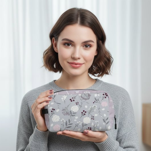 Sac cosmétique de jardin enchanté