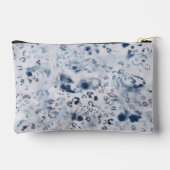 Sac cosmétique de maquillage bleu léopard motif gu (Verso)