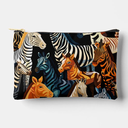 Sac cosmétique Exotic Jungle Safari Zebra (Recto)