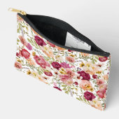 Sac cosmétique Fleur sauvage doux (Ouvrir)