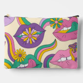 Sac cosmétique "Flower Power" (Recto)