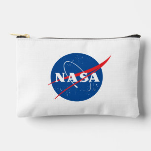 Sac Cosmétique Iconique de la NASA (blanc de fusée