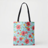 Sac cosmétique Imaginaire floral Silhouette (Devant)