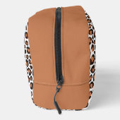 Sac cosmétique imprimé léopard marron tendance ave (Droite)