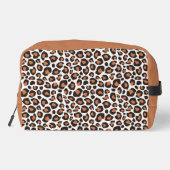 Sac cosmétique imprimé léopard marron tendance ave (Verso)