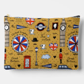 Sac cosmétique London Doodles (Recto)