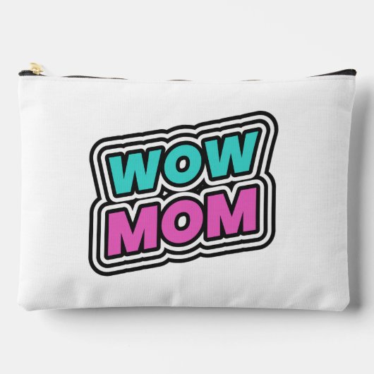 SAC COSMÉTIQUE MOM WOW (Recto)