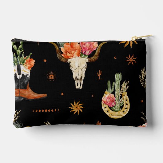 Sac cosmétique Western Boho (Verso)