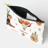 Sac cosmétique Western Boho (Ouvrir)