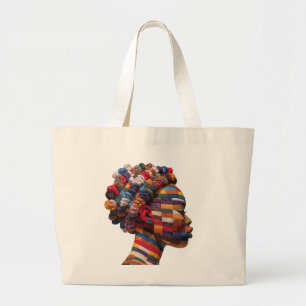 Sac Coton pour Femmes Noires Colorées à Célébrer