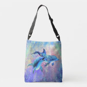 Sac croisé dauphin en couple (Dos)