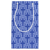 Sac croix-4-bleu-carré orné (Devant)
