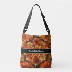 Sac Crossbody Feuilles Automne Pour Son Texte Pers