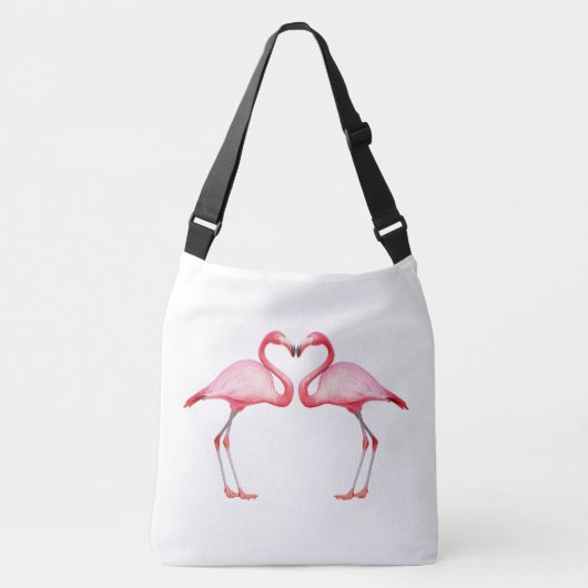 Sac Crossbody - Les Flamants roses roses doivent ê (Devant)