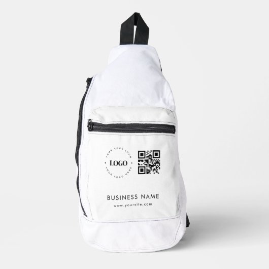 Sac Crossbody personnalisé avec logo Qr Code et te (Recto)
