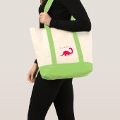 Sac d'accent de dinosaure de fleur (Devant (produit))