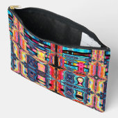 Sac d'accessoires Abstrait multicolore (Ouvrir)
