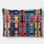 Sac d'accessoires Abstrait multicolore (Verso)