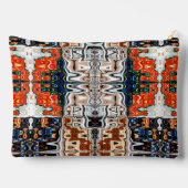 Sac d'accessoires Abstrait rouge, beige et bleu (Verso)