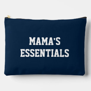 Sac d'accessoires Essentials Mama bleu marine