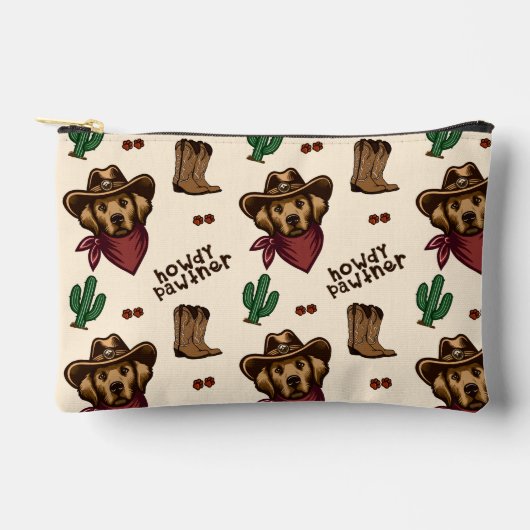 Sac d'accessoires Howdy Pawtner - Petit (Recto)