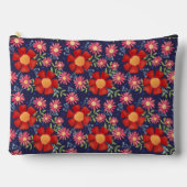 Sac d'accessoires Motif à rayures florales amusant (Recto)