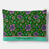 Sac d'accessoires personnalisé unique à motif flor (Verso)