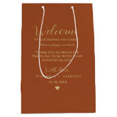 Sac d'accueil mariage en or Sacs d'hôtes (Devant)