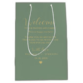 Sac d'accueil mariage en or Sacs d'hôtes (Devant)