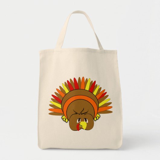 Sac d'achat bio Thanksgiving TURKEY (Devant)