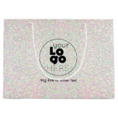 Sac d'achat de papier de Parties scintillant pour (Devant)