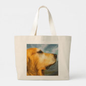 Sac d'achat Golden Retriever (Dos)