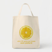Sac d'alimentation au citron (Devant)