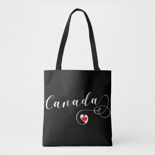 Sac d'alimentation de Heart Canada, drapeau canadi (Devant)
