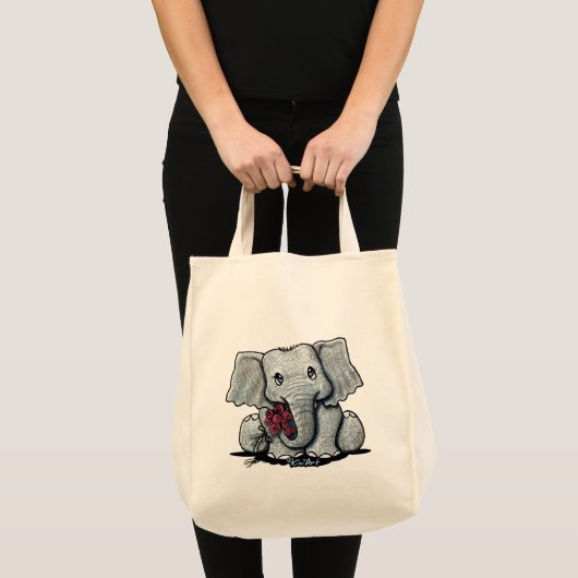 Sac d'alimentation éléphant KiniArt (Devant (produit))