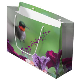 Sac d'anniversaire de colibri