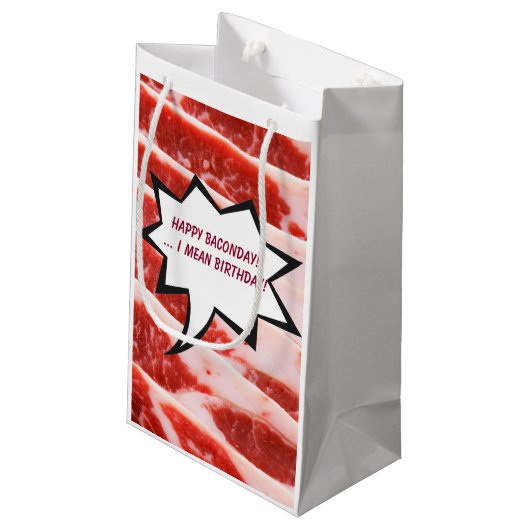 sac d'anniversaire de lard (Dos Angle)