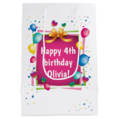 Sac d'anniversaire personnalisé (Dos)