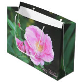 Sac d'anniversaire rose (Devant Angle)