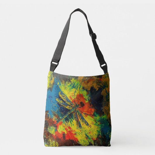 Sac d'art Abstrait de libellule carrosserie (Devant)
