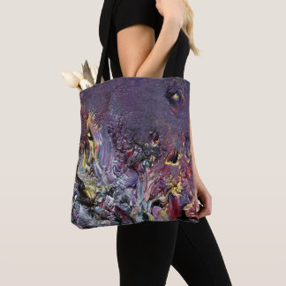 Sac d'art abstrait d'Eggplant