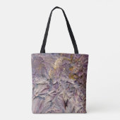 Sac d'art abstrait Lilac et violet (Dos)